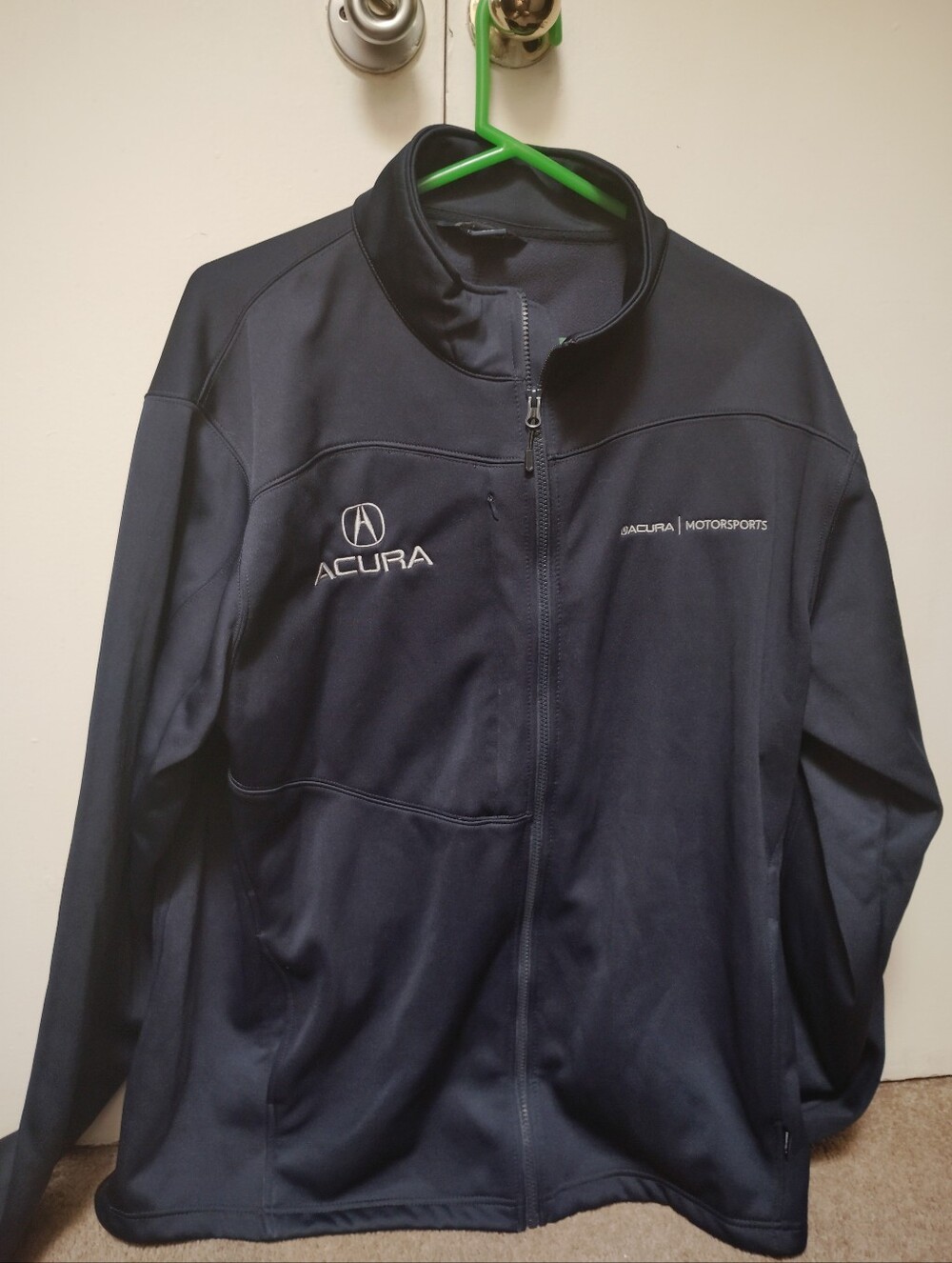 Acura Motorsports Racing Track Jacket Embroidered Navy Men's Size 3XL